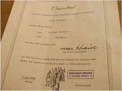 MUSZKIETERZY I WINO - oryg. MAX KRAUSS *1902 + ORGINALBRIEF!