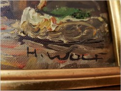 UNIKAT! PIAZZA DELLA ERBE, VERONA - HANS WOLF (1921 IN GRAZ; † 1972 EBENDA)