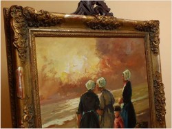 OCZEKIWANIE NA BRZEGU MORZA - Harry Haerendel (1896 - 1991)