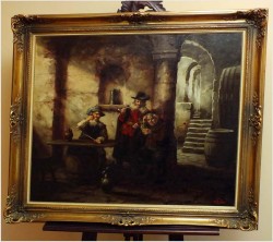 MEGA ROZMIAR! PRÓBA WINA U MNICHA - Willi DEPRÉ (1922-1995) + Originalbrief!