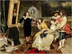 POLECAMY! W PRACOWNI, ATELIER MALARZA - BENNETT, Frank Moss (1874-1952)