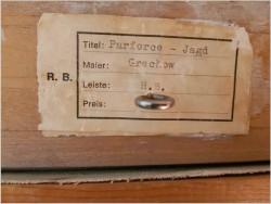 POLECAMY! WYJAZD NA POLOWANIE - WLADIMIR GRECHOW (*1917 IN MOSCOW)