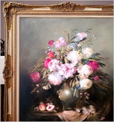 Pałacowe arcydzieło! Kwiaty w wazonie - Kömpöczy Balogh Endre (Hungary *1911)