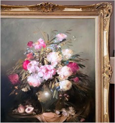 Pałacowe arcydzieło! Kwiaty w wazonie - Kömpöczy Balogh Endre (Hungary *1911)