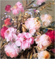 Pałacowe arcydzieło! Kwiaty w wazonie - Kömpöczy Balogh Endre (Hungary *1911)