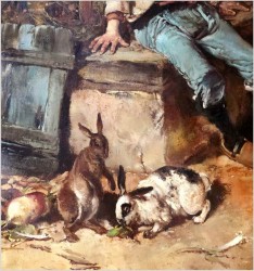 Polecamy! Chłopiec z królikami - Dickmeis Gerhard (1918-1978)