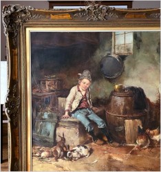 Polecamy! Chłopiec z królikami - Dickmeis Gerhard (1918-1978)