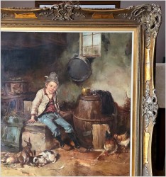 Polecamy! Chłopiec z królikami - Dickmeis Gerhard (1918-1978)