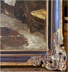 Scena rodzajowa! W piwnicznej karczmie - Dickmeis Gerhard (1918 - 1978)