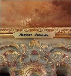 Scena rodzajowa! Wesoły grajek - Dickmeis Gerhard (1918-1978)