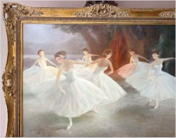 Dobra lokata! Baletnica jezioro łabędzie - Miloslava Vrbova (ur. 1909-1991) XXL!