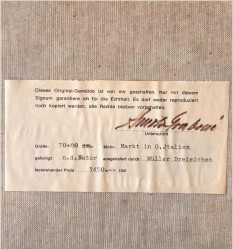 Śródziemnomorskie malarstwo! Plac targowy we Włoskiej Kalabrii - GRABONÉ Arnold (1896-1982)