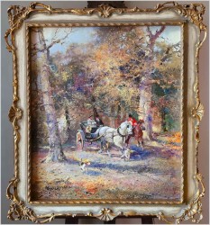 Polecamy! Przejażdżka dorożką po parku - Ludwig Gschossmann (1894-1988)