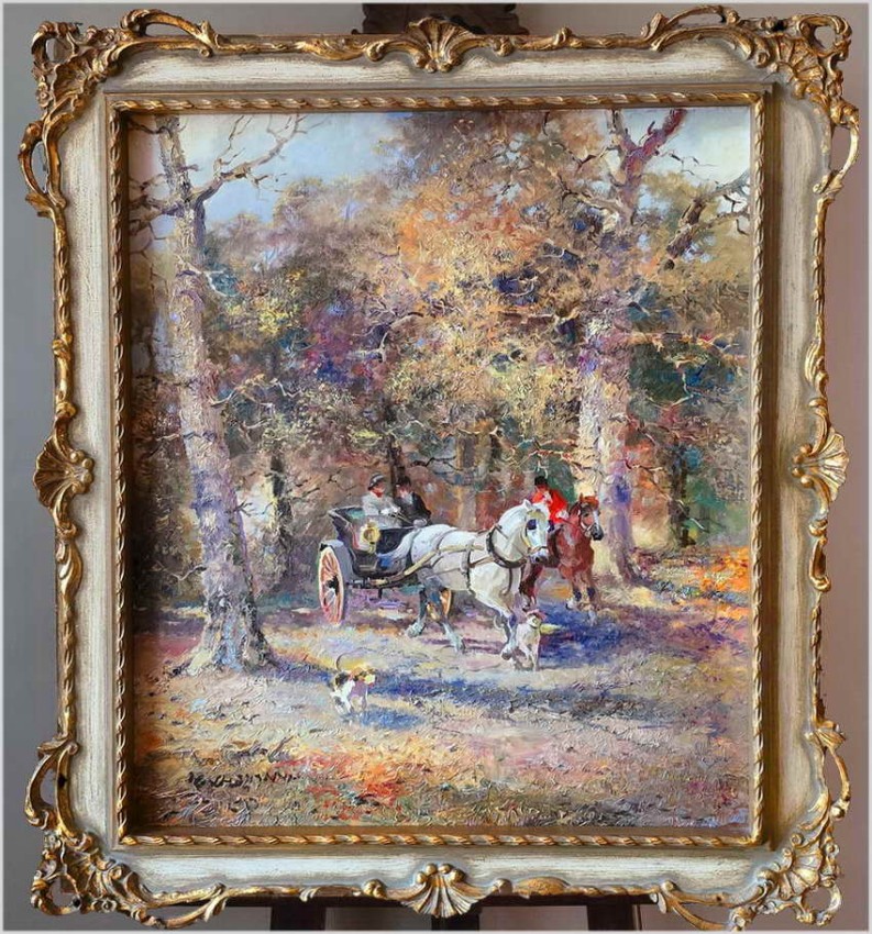 Polecamy! Przejażdżka dorożką po parku - Ludwig Gschossmann (1894-1988)