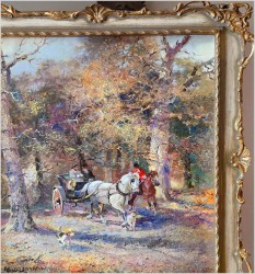 Polecamy! Przejażdżka dorożką po parku - Ludwig Gschossmann (1894-1988)