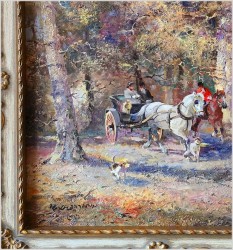 Polecamy! Przejażdżka dorożką po parku - Ludwig Gschossmann (1894-1988)