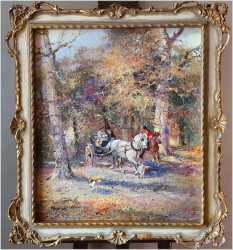 Polecamy! Przejażdżka dorożką po parku - Ludwig Gschossmann (1894-1988)