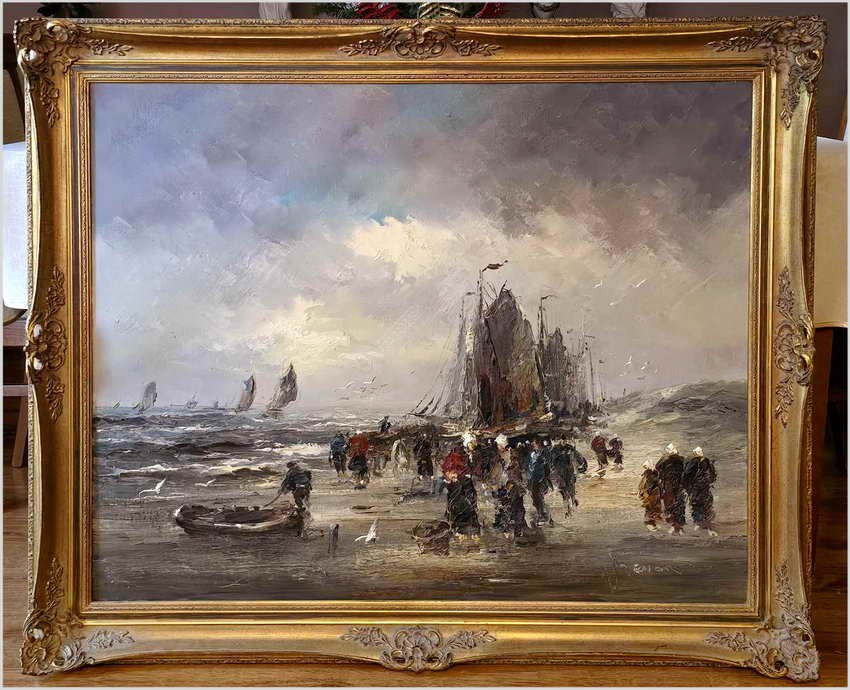 Poławiacze krabów - Johannes Hubertus Hendrikus BEVORT (1917-1996)