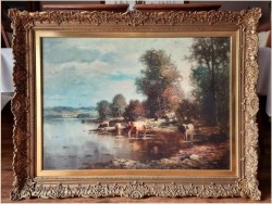 Polecamy Malarstwo Aukcyjne! Wypas krów - Günter KÖNIG (1926-2007)