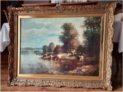 Polecamy Malarstwo Aukcyjne! Wypas krów - Günter KÖNIG (1926-2007)