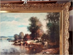 Polecamy Malarstwo Aukcyjne! Wypas krów - Günter KÖNIG (1926-2007)