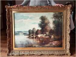 Polecamy Malarstwo Aukcyjne! Wypas krów - Günter KÖNIG (1926-2007)