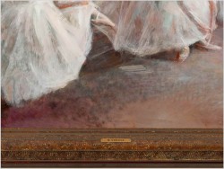 Obraz Top Art! Dwie Baleriny w Atelier - Miloslava Vrbova (ur. 1909-1991) Certyfikat!