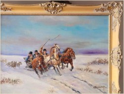 4. Atak wilków na trojkę - Afanasij Ivanovic Scheloumoff (1892-1983)