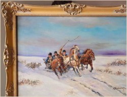 2. Atak wilków na trojkę - Afanasij Ivanovic Scheloumoff (1892-1983)