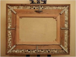 ŁODZIE NA MORZU ~ Ernst Hugo LORENZ-MUROWANA (1872-1950) AŻUROWA RAMA / UNIKAT!