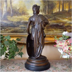 POLECAMY ANTYK! LEGIONISTA RZYMSKI, DUŻA FIGURA ~ ERNEST JUSTIN FERRAND, 1846-1932