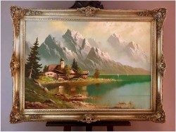 Romantyczny krajobraz! Hallstätter See - Gustaw Weiss/Guwe XXL