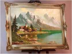 Romantyczny krajobraz! Hallstätter See - Gustaw Weiss/Guwe XXL