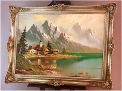 Romantyczny krajobraz! Hallstätter See - Gustaw Weiss/Guwe XXL