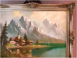 Romantyczny krajobraz! Hallstätter See - Gustaw Weiss/Guwe XXL