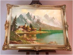 Romantyczny krajobraz! Hallstätter See - Gustaw Weiss/Guwe XXL