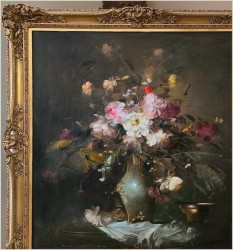 Kwiaty w wazonie - Kömpöczy Balogh Endre (Hungary 1911-1977)