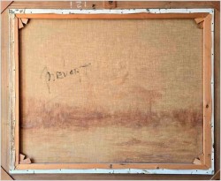 Nabrzeże portowe - Johannes Hubertus Hendrikus BÉVORT (1917-1996) ROZMIAR XXL