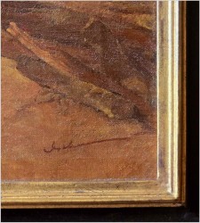 Obraz olejny! Tańcząca cyganka z tamburynem - Dickmeis Gerhard (Heinsberg 1918 - 1978 Jülich)