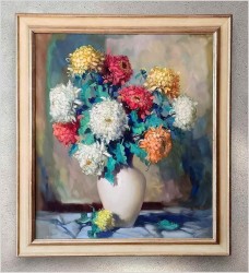 Chryzantemy - Helmuth Andreas Volkwein (1920 - 2004)