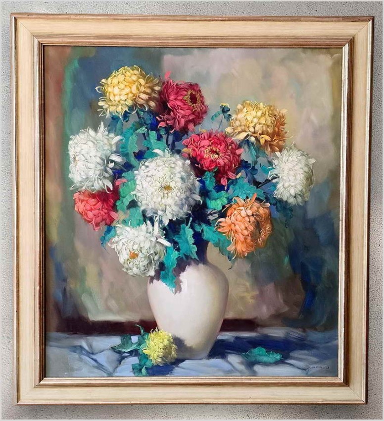 Chryzantemy - Helmuth Andreas Volkwein (1920 - 2004)