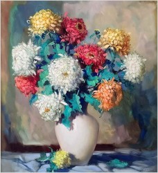 Chryzantemy - Helmuth Andreas Volkwein (1920 - 2004)