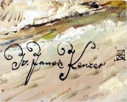 5. Zimowa Scena z Dyliżansem - Prof. Janez Kenzer *1930