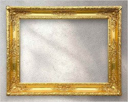 Stara rama po renowacji i złoceniu o wymiarach obrazu (100cm x 70cm) XIXw.