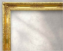 Stara rama po renowacji i złoceniu o wymiarach obrazu (100cm x 70cm) XIXw.