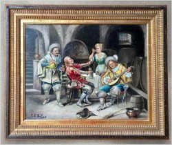 Muszkieterzy! Muzyka śpiew i wino - Luigi Giorgio Baldero (19th Italy)