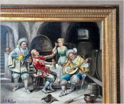 Muszkieterzy! Muzyka śpiew i wino - Luigi Giorgio Baldero (19th Italy)