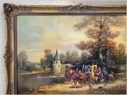 2. Polecamy malarstwo olejne! Wyjazd z zamku - Herbert Isenberg *1930