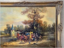 4. Polecamy malarstwo olejne! Wyjazd z zamku - Herbert Isenberg *1930