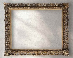 Polecamy! Stara złocona ażurowa rama do obrazu 1860r.